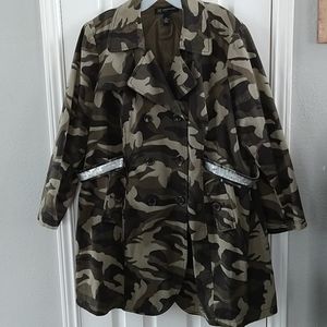 Camo Trench Coat